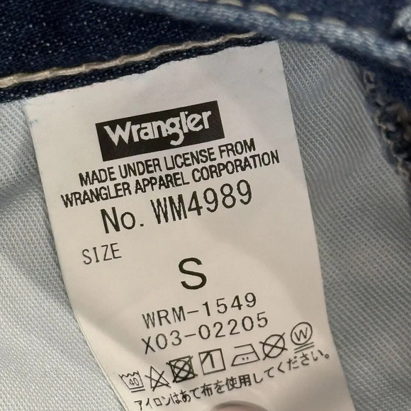 Vintage 70s Wrangler Wrapid Transit Women’s Jeans Sz S Painter Pants High Rise - Picture 4 of 4